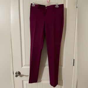 Banana republic Magenta Ryan fit pants